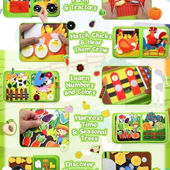 Baby Kids Growth Enlightenment Cognitive Early Learning Educational Toys(1 Set) - Picture 2 of 8